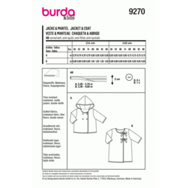 9270 Burda naaipatroon - Jas & Vest