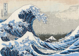 The Great Wave British Museum (De grote golf) | Aida borduurpakket | DMC