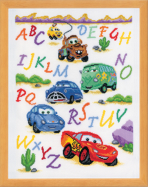 Cars Abc | Aida telpakket | Vervaco