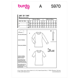 5970 Burda naaipatroon - Trui & Shirt