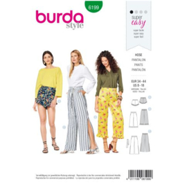 6199 Burda Naaipatroon | Broek in variatie