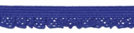 Kobalt Blauw 12mm Elastisch Kant