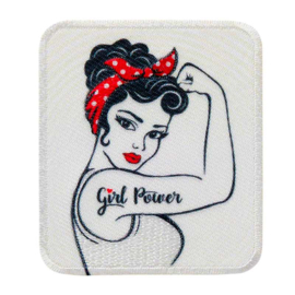 Girl Power Applique Patch 