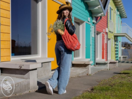 Market Bag Gehaakt Durable Coral