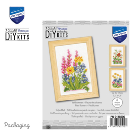 Veldbloemen | Miniatuur set Telpakket | Vervaco