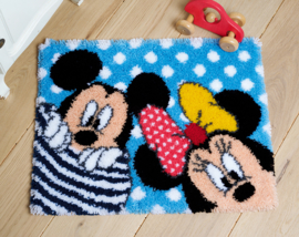 Mickey en Minnie Kiekeboe Knoopkleed Vervaco