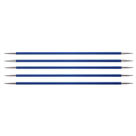 4mm/US 6, 20cm/7.9" Zing Double Pointed Needles