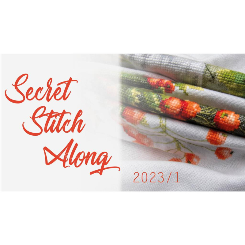 Secret Stitch Along Lanarte 2023/1 Aida