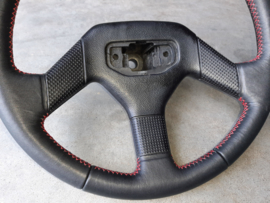 Black Leather Steering Wheel Phase 2
