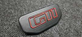 Peugeot 205 GTI Black Steering Wheel Badge