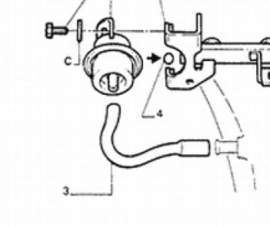 Peugeot 205/309 GTI Fuel Pressure Regulator Vacuum Hose