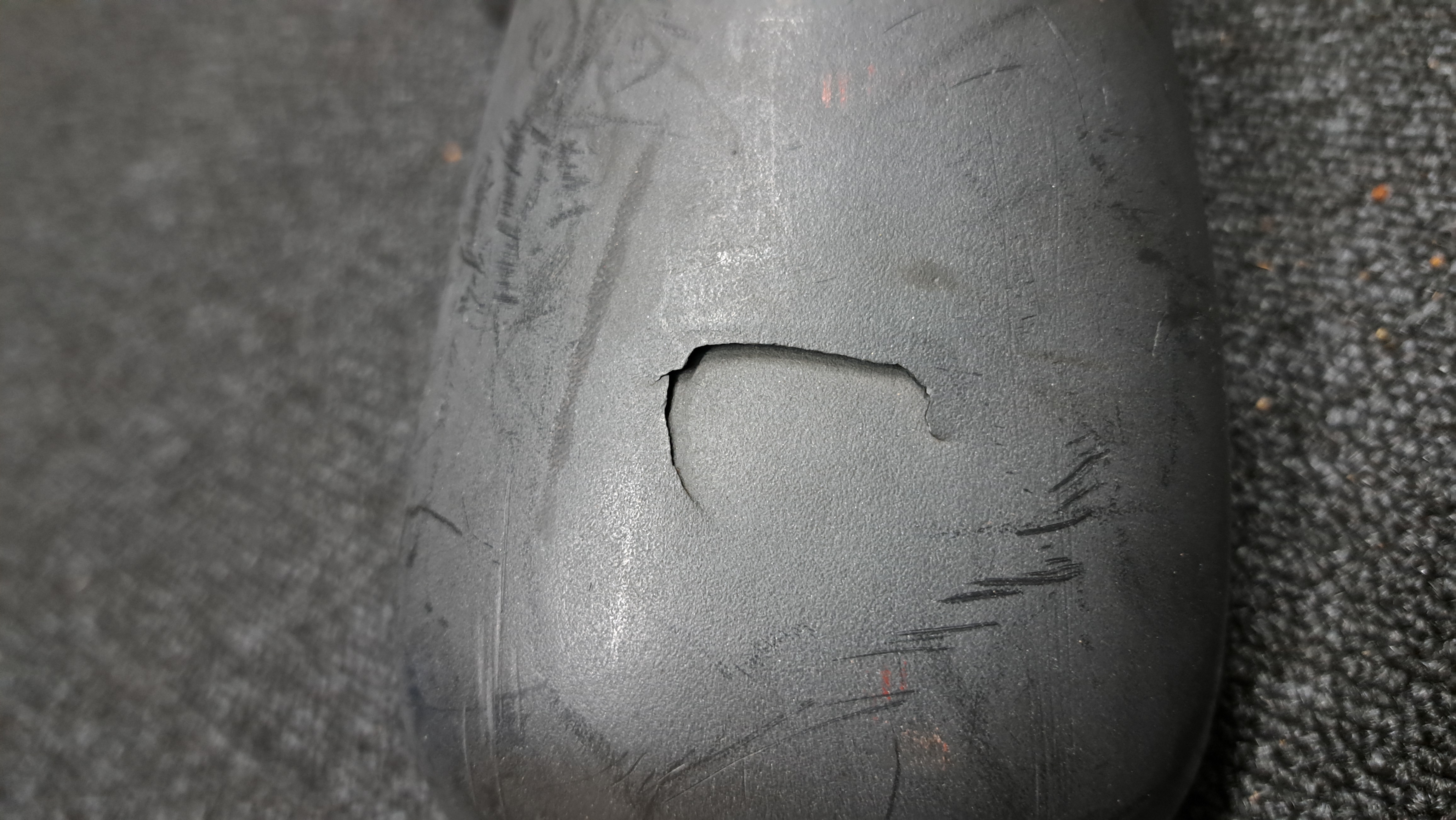 Peugeot 205/309 right side mirror blind plate