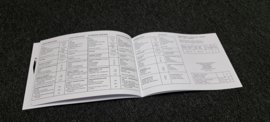 Peugeot 205 1.3 Rallye instruction manual