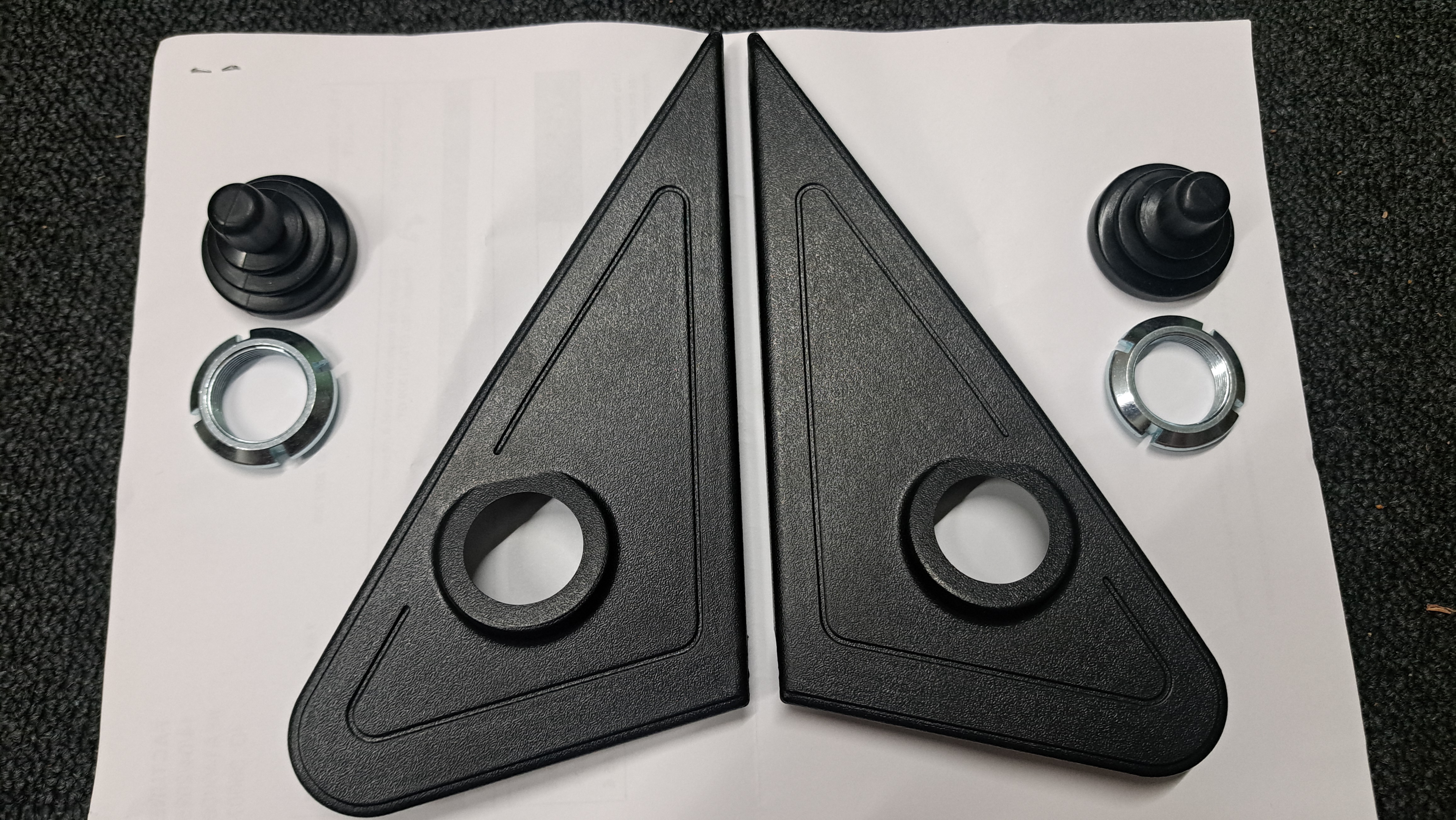 Set mirror covers Peugeot 205 PH1 GTI