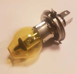 H4 bulb with yellow cap