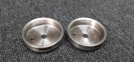 Peugeot 205 Rear Bump stop cups in stainless steel