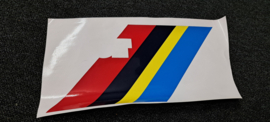 Peugeot 205 PTS stripes for trunk lid