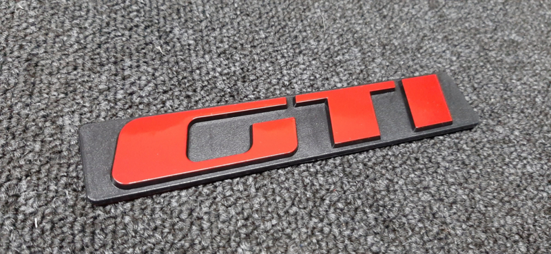 Peugeot 205 GTI rear badge