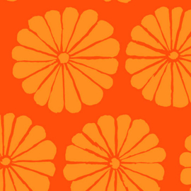 Damask Flower_Orange