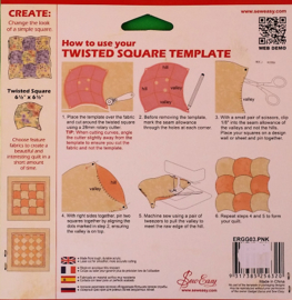 Sew Easy Template_Twisted Square