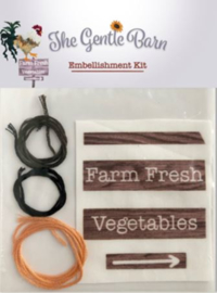 The Gentle Barn_Patroon met Embellismentset