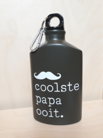 Drinkfles aluminium | Coolste papa ooit