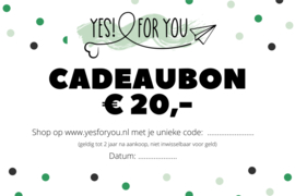 Cadeaubon €20,-