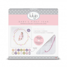 Lulujo Baby's first blanket 'Isn't She Lovely'