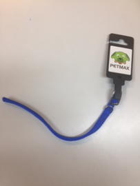 Halsband dubbel nylon met gesp Blauw