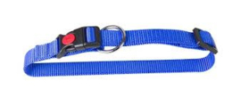 Halsband Nylon met Wienerlock Blauw