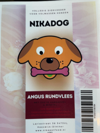 NiKaDog Adult Angus Rund Graanvrij Met Zoete Aardappel 2 kg