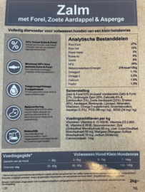 NiKaDog Mini Zalm Graanvrij Met Zoete Aardappel 2 kg