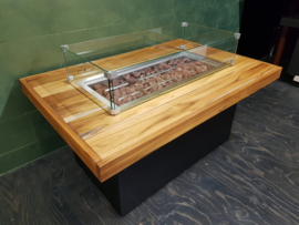 Teak rechthoek 120x80x55 cm