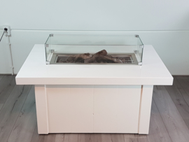 Vuurtafel Ibiza mat wit