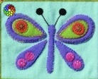 Pre-cut Wol Pakket Butterfly