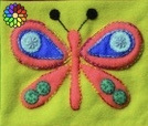 Pre-cut Wol Pakket Butterfly