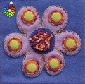 Pre-cut Wol Pakket Flower