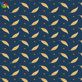 Indigo Cheddar II Tossed Leaves 1140-B