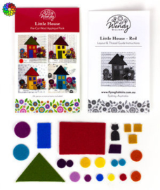 Wendy Williams Pre-cut Wool Applique Packs Little House