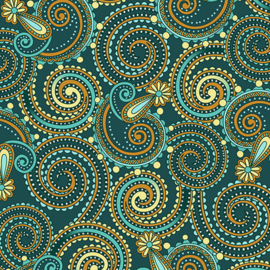 Portofino Paisley Teal 26397-Q