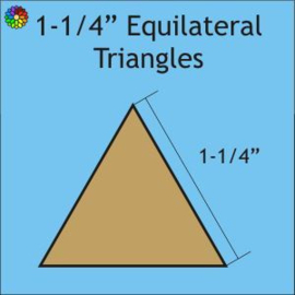 Gelijkzijdige Driehoeken 1,25" TRI125