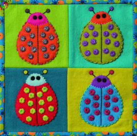 Pre-cut Wol Pakket Ladybug