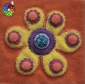 Pre-cut Wol Pakket Flower