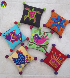 Woolly Pincushions quiltpatroon