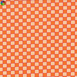 Checkerboard in Orange 21656-12