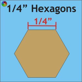 Hexagon 1/4" HEX025