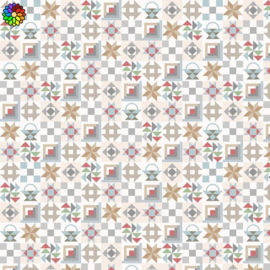 Quilt Blocks Linen R210322D