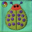 Pre-cut Wol Pakket Ladybug