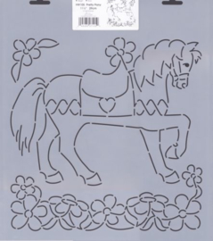 Pretty Pony Quilting stencil