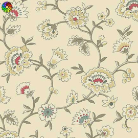 Farmhouse Flourish Cream 1355-L